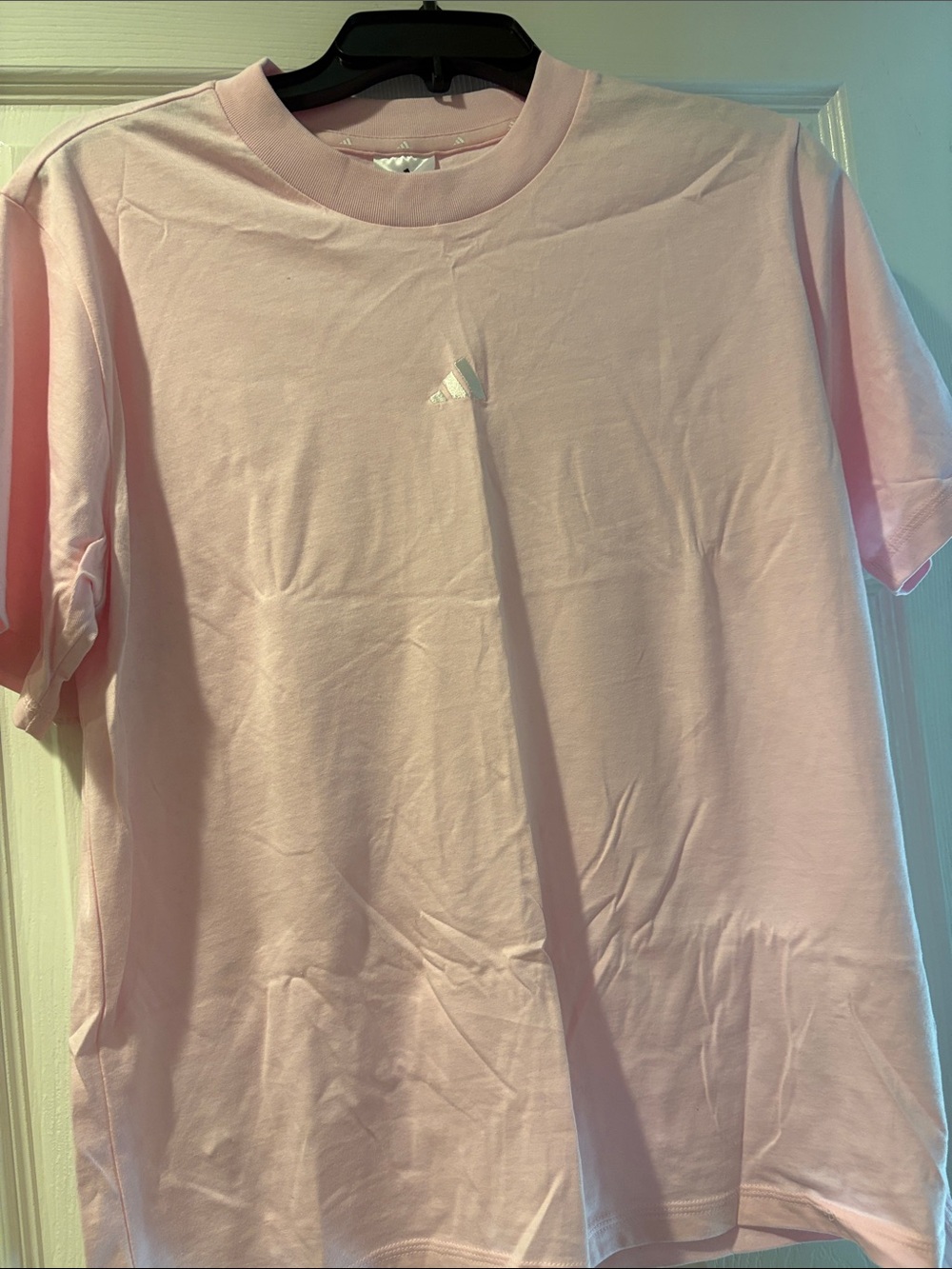 adidas Pastel Pink Trefoil Crew T-Shirt